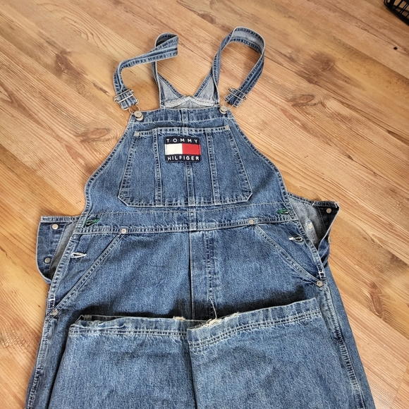 1990's TOMMY HILFIGER RARE VINTAGE OVERALLS - Picture 3 of 4